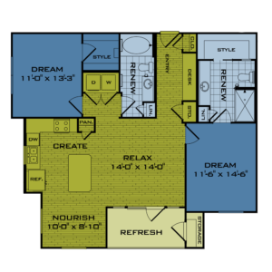 beacon at buffalo pointe; one two three bedroom apartments south of downtown houston; pet friendly luxury apartment home rentals