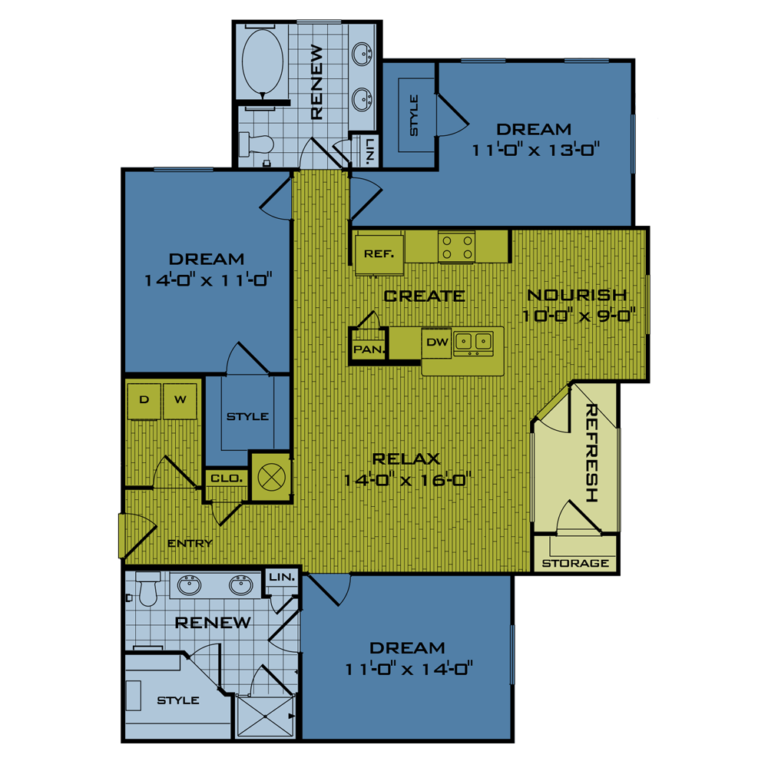 beacon at buffalo pointe; one two three bedroom apartments south of downtown houston; pet friendly luxury apartment home rentals
